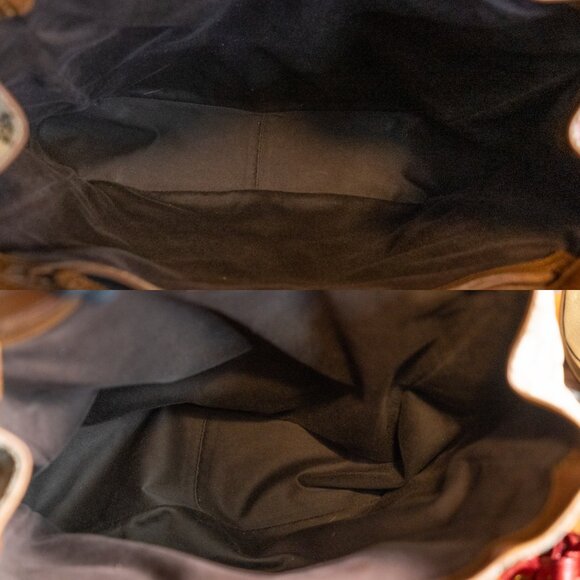 GUCCI GG Canvas Bamboo Tote Medium Large Vintage - Picture 10 of 16